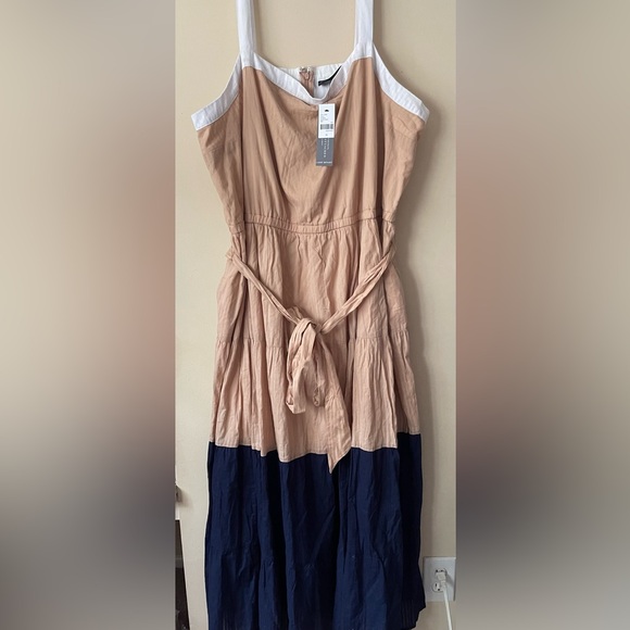 New Lane Bryant maxi Colorblock dress - Picture 2 of 3